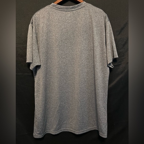 Chicago Blackhawks Officially Licensed NHL Gray Short Sleeve XL Textured Logo - Picture 11 of 15